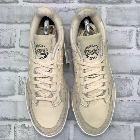 NEW Adidas Originals Supercourt Ecru Tint - Picture 7 of 9